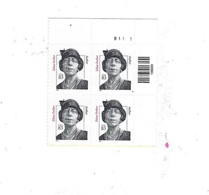 US # 3433- 2002 Upper Right PLATE # BLOCK 4 stamps @ 83c FREE MOUNT & SHIPPING - Picture 1 of 3