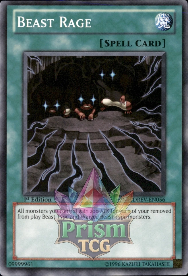 1st Ed Beast Rage DREV-EN056 Yugioh - Image 1 of 1
