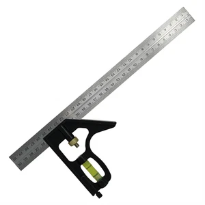 300mm Adjustable Engineers Combination Try Square Set 12” Right Angle Guide - Picture 1 of 12