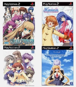 Little Busters Kanon CLANNAD AIR Lot 4 Set PS2 Playstation 2 - Picture 1 of 9