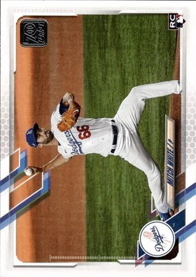 2021 Topps #270 Mitch White Los Angeles Dodgers Rookie - Image 1 of 2