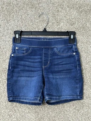 Pantalones cortos de spandex de jean suave talla 8 para niñas Foto 1 de 4