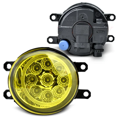 Fog Lights For Toyota Venza 2009-2015 Yellow Lens Pair Bumper Replacement Lamps Foto 1 de 4
