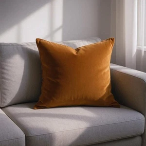 Ameublement style Berkshire coussin rempli cuivre - Photo 1/4