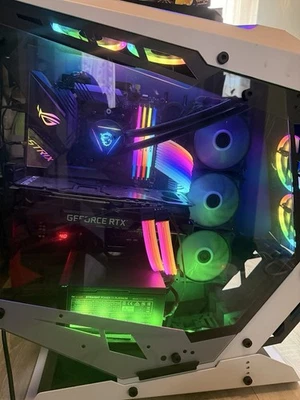 PC GAMING asus strix AMD Ryzen 32GB(SUPER) - Case ELITE SHARK di Mario Balotelli - Immagine 1 di 4