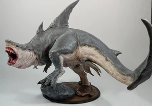 Shark Tyrant miniature - rescale miniatures - DnD miniatures - Role Playing Gam - Picture 1 of 10