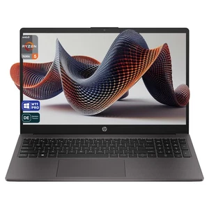 HP 255 G10 Business Laptop, Ryzen 5 7530U, 15.6" IPS FHD, QWERTZ Tastatur, - Bild 1 von 9