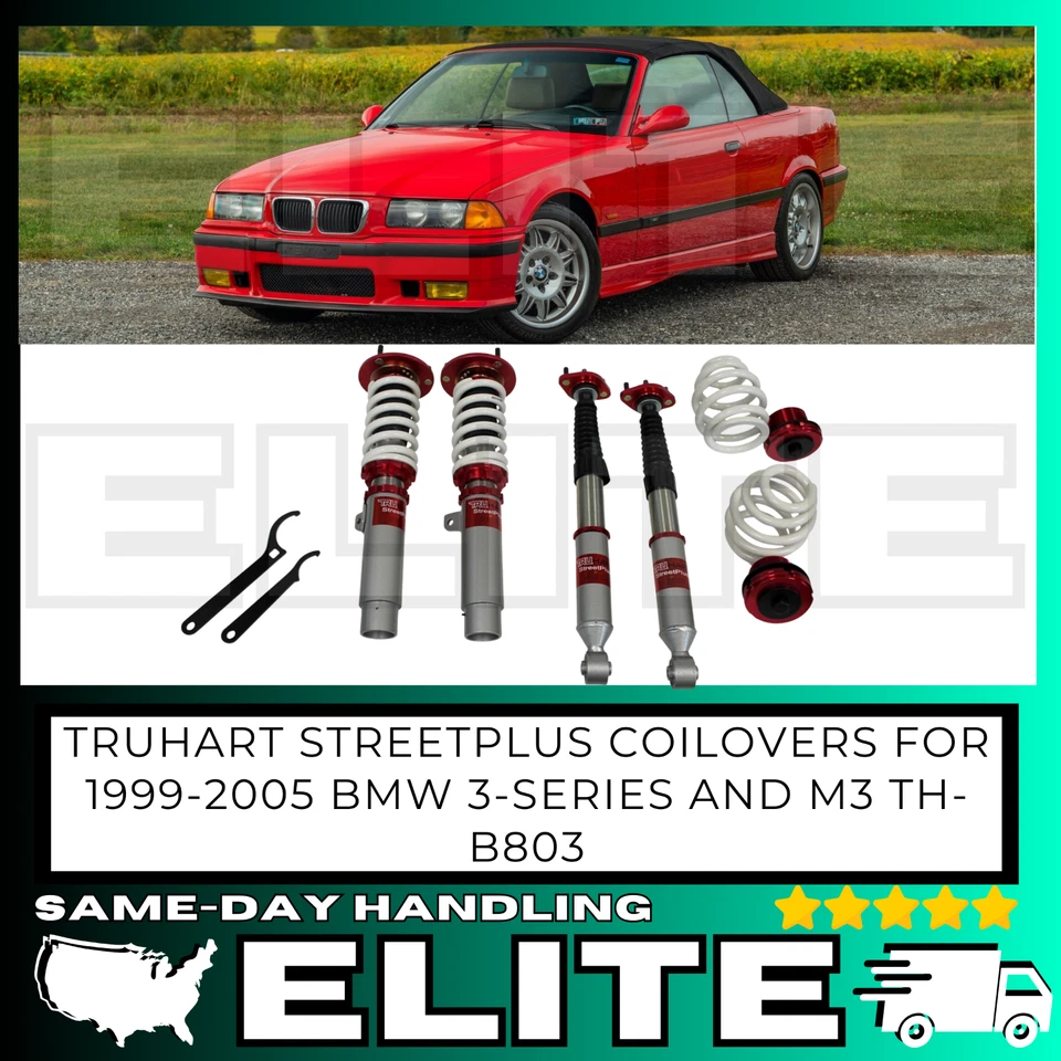 Enrolladores Truhart StreetPlus para BMW Serie 3 1999-2005 y M3 TH-B803 Foto 1 de 1