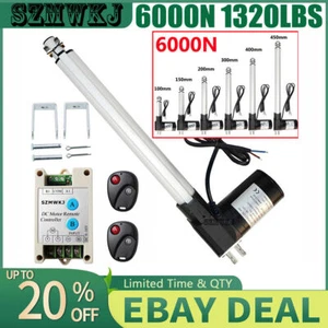 12V Linear Actuator Motor Controller 6000N 1320lbs Heavy Duty Auto Car lifter DO - Picture 1 of 25