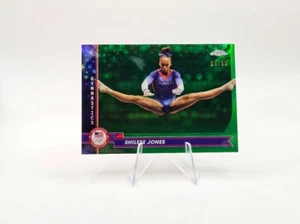 Shilese Jones 2024 Topps Chrome Green Refractor SP /99 #113 Gymnastics - Picture 1 of 2