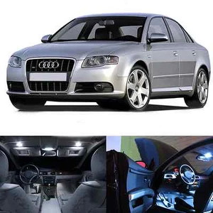 LED White Lights Interior Package Kit For Audi A4 2005-2008 B7 Only (20pcs) - Bild 1 von 8