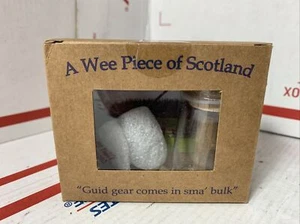 A WEE PIECE OF SCOTLAND Souvenir Guild Gear Wood Chunk Cutting NEW in BOX - Picture 1 of 8