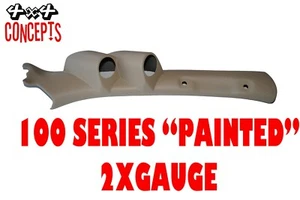 2 Gauge Pillar pod suit 100 Series Toyota Landcruiser Painted Factory Beige 52mm - Picture 1 of 1