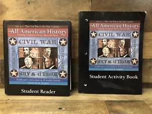 All American History Lot Of 2 Student Reader And Activity Book - Foto 1 di 20