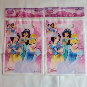 2 Packages of 8 Hallmark Disney Princess Sparkle and Shine Gift Favor Bags -NEW - Picture 1 of 7