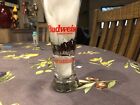 Budweiser Beer Glass Pilsner Stein Clydesdales USED Christmas Holidays Winter for sale