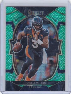 RUSSELL WILSON 2022 PANINI SELECT DRAGON SCALE SP #43/89 #23 DENVER BRONCOS - Picture 1 of 2