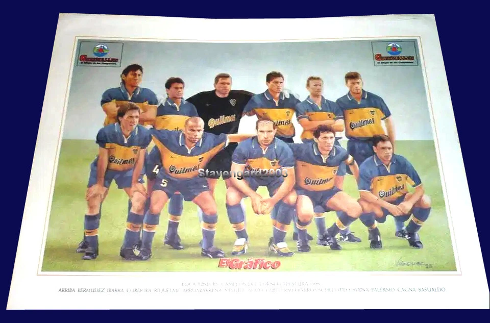 BOCA JUNIORS - APERTURA 1998 原版海报阿根廷 — 第 1/1 张图片