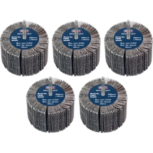 Sealey Flap Wheels Pack Of 5 80mm 40mm 40g - Picture 1 of 7