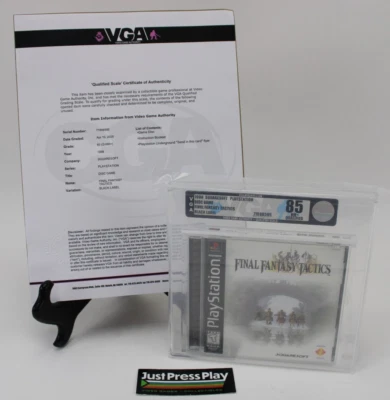 Final Fantasy Tactics Sony PlayStation 1 New/Sealed VGA Graded Silver Q85 NM+ - Image 1 of 4