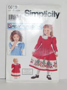 Daisy Kingdom Simplicity 0619 Schnittmuster für Mädchen (Gr. 3-6) und Puppenkleid - NEU - Bild 1 von 2