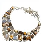 Sard Onyx Gemstone Handmade 925 Sterling Silver Jewelry Necklace 18" a088