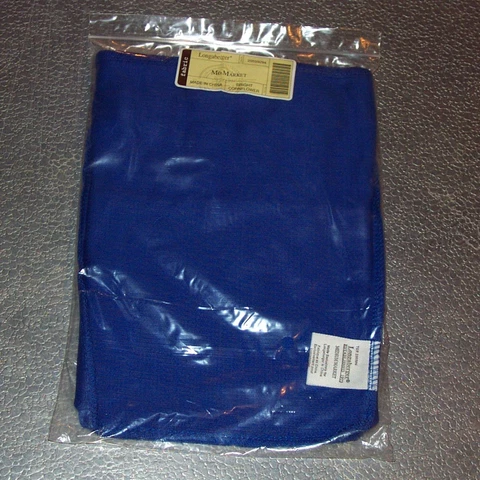 Longaberger Bright Cornflower MEDIUM MARKET Basket Liner ~ New FREE SHIPPING! Cover