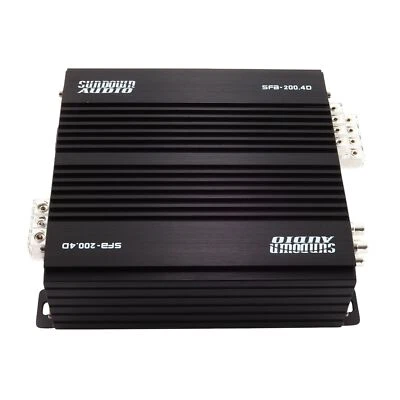Sundown 4 Channel 1/2/4 Ohm SFB Series 200W Multi Channel Amplifier SFB-200.4 - Image 1 of 4