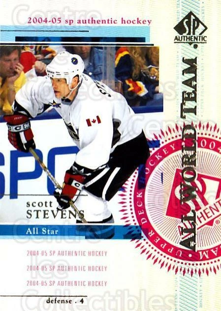 2004-05 SP Authentic #124 Scott Stevens - Image 1 of 1