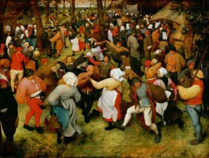 The Wedding Dance Pieter Bruegel the Elder – 1566 Print – Renaissance Festival - Picture 1 of 2