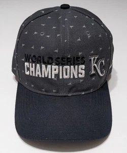 NIKE Kansas City Royals 2015 World Series Champions Snapback Hat ~ Autographed - Picture 1 of 8