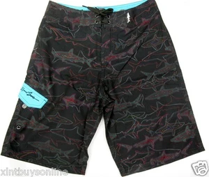 Maui & Sons Boardshorts BBS2811 Deep Waters Black Boys Board Shorts Surf Sw - Picture 1 of 8