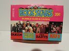 Cartes à collectionner KISS Babys REINE Village People ROCK STAR 1979 BOÎTE COMPLÈTE 36 paquets