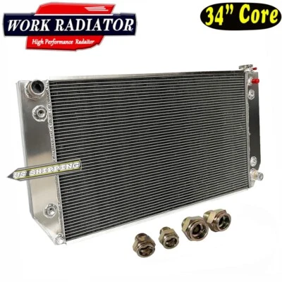 Aluminum Radiator Fits 1988~2000 1999 1998 Chevy GMC C/K 1500 2500 3500 7.4L V8 - Image 1 of 4