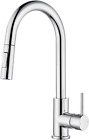 Tohlar Kitchen Sink Mixer Tap with Pull Out Sprayer Chrome, 2 Spray Modes Hot
