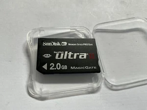 1pcs 2gb Sandisk Ultra II Sony Pro Duo memory stick for Cybershot pro duo - Picture 1 of 2