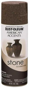 Rust-Oleum 238324 Stone Creations Spray, 12 oz, Mineral Brown - Picture 1 of 4