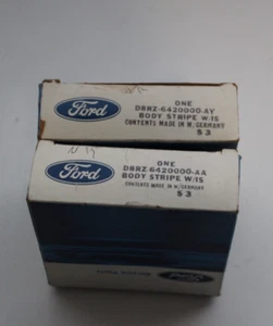 2 NOS 1978 1979 1980 Ford Fiesta PIN Stripe Kit D8RZ-6420000-AY -AA Gold & Black - Picture 1 of 2