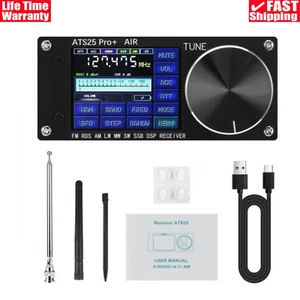 ATS25 Pro+ FM SW SSB MW LW AIR SDR Receiver Aviation Band Bluetooth Wifi - Afbeelding 1 van 3