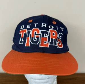 De colección Detroit Tigers Snapback Naranja Azul Annco MLB Béisbol - Imagen 1 de 11