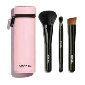 Chanel CODES Les Pinceaux De Chanel 3 BRUSHES BALLERINA Pink NEW Authentic BOXED - Picture 1 of 1
