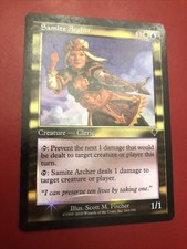 MTG - Samite Archer - FOIL - Invasion - Moderate Play