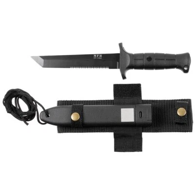 BW Combat Knife COPY German Army Knife KM2000 Plastic Handle Sheath Reproduction - Image 1 of 4