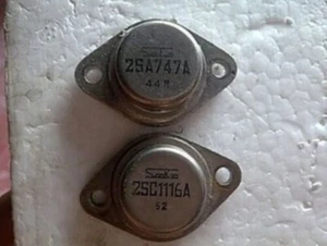 1 PAIR Transistor TO-3 2SA747A/2SC1116A A747A/C1116A - Picture 1 of 1