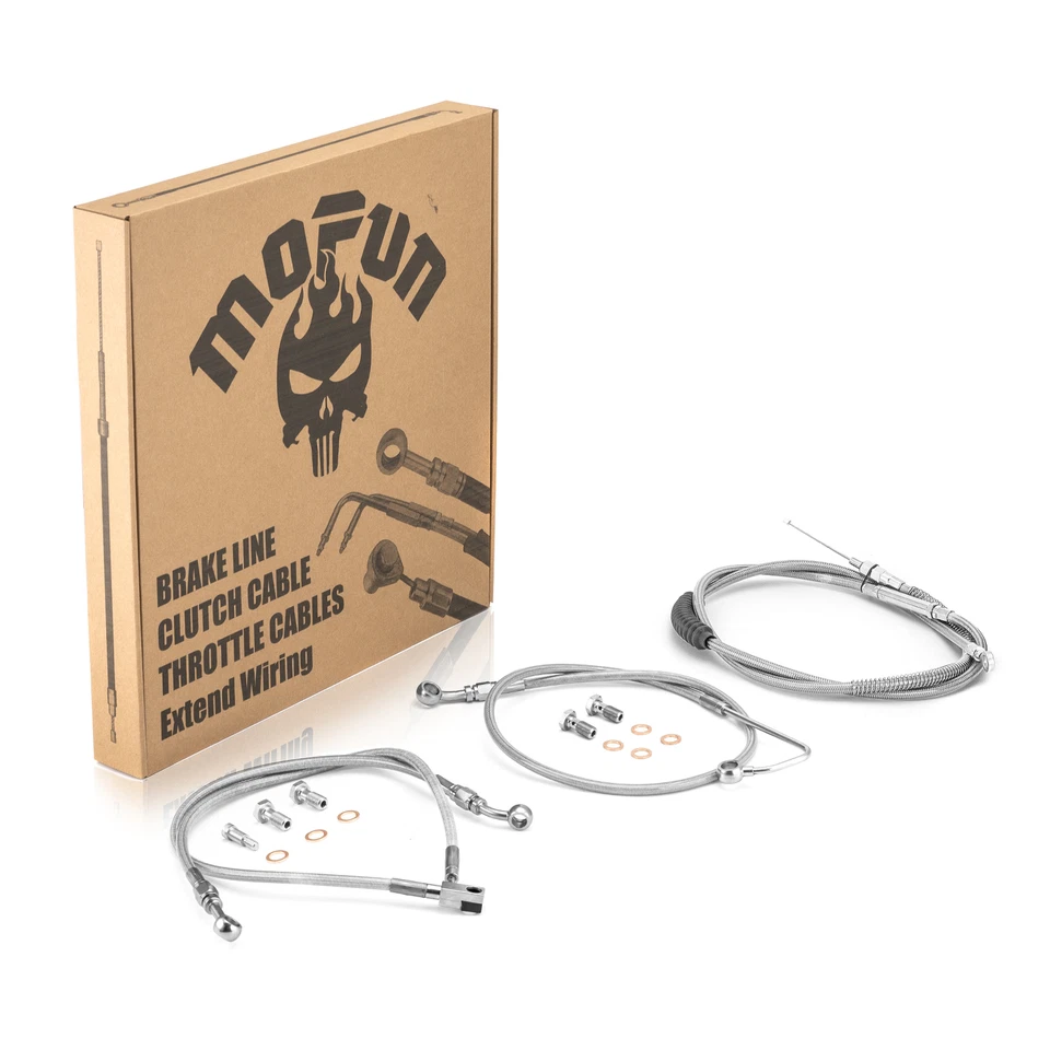 Kit de cables de manillar MOFUN 14" 16" para Harley Softail Slim Deluxe 2015-2017 ABS Foto 1 de 4