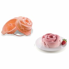 STAMPO PROFESSIONALE IN SILICONE ROSA Ø CM 22 X 10