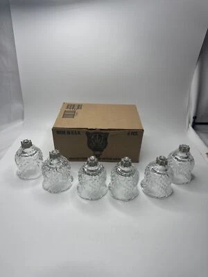 Vintage Home Interiors Set of 6 Reflections Pegged Votive Crystal Candle Holders - Image 1 of 4
