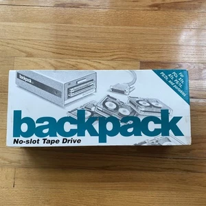 MicroSolutions Backpack Model 141080 External No-Slot Tape Backup Drive NEW - Zdjęcie 1 z 9