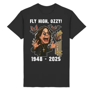 Ozzy Osbourne - Fly High Ozzy - T-Shirt | Black Sabbath Remember Ozz - Picture 1 of 4
