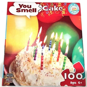 New Masterpieces You Smell Cake 100 Piece Puzzle  Pre Owned Complete - Picture 1 of 6